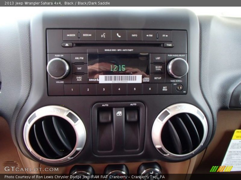 Black / Black/Dark Saddle 2013 Jeep Wrangler Sahara 4x4