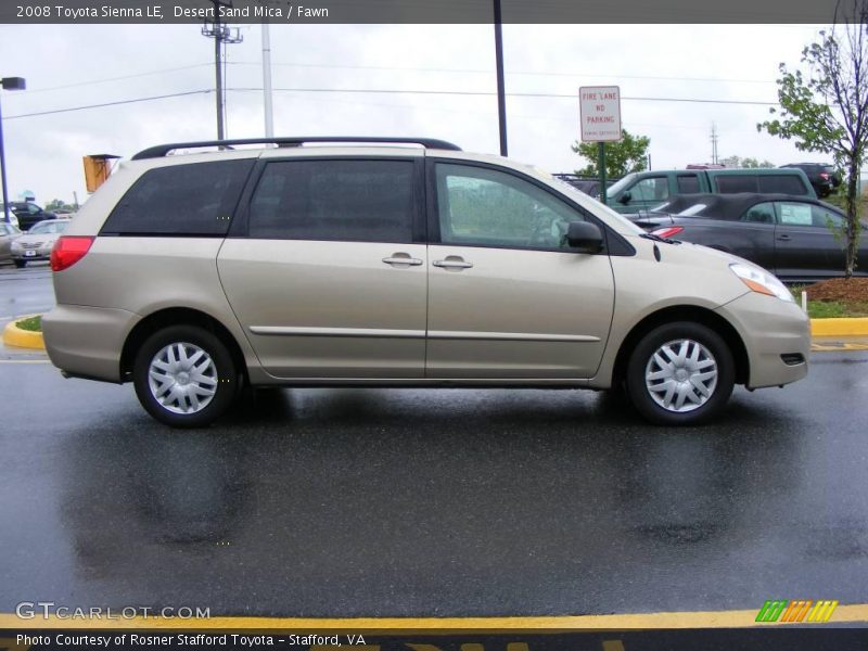 Desert Sand Mica / Fawn 2008 Toyota Sienna LE