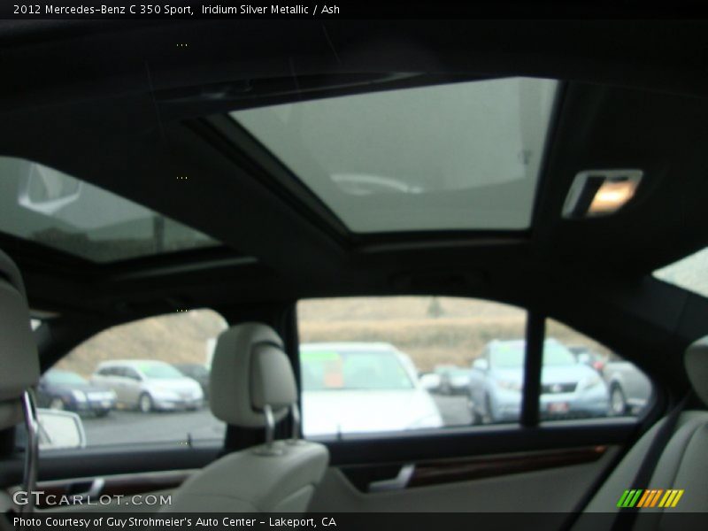 Iridium Silver Metallic / Ash 2012 Mercedes-Benz C 350 Sport