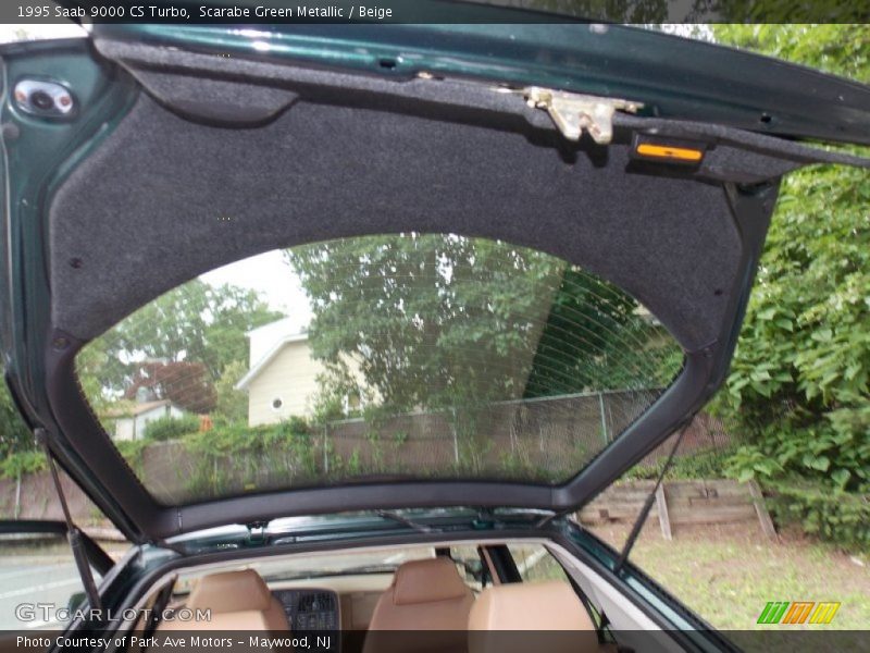 Scarabe Green Metallic / Beige 1995 Saab 9000 CS Turbo