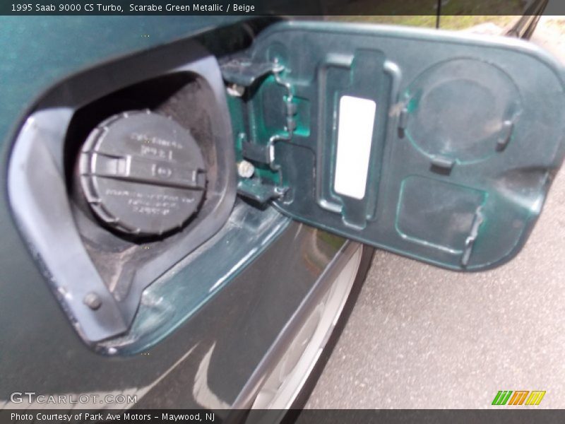 Scarabe Green Metallic / Beige 1995 Saab 9000 CS Turbo