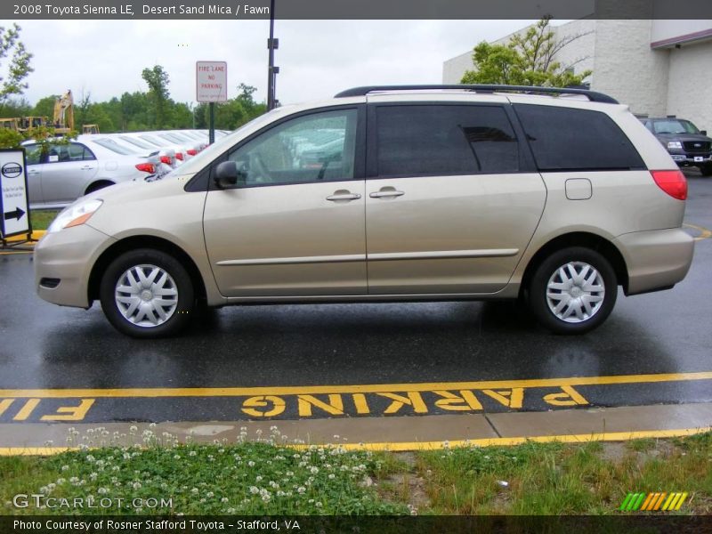 Desert Sand Mica / Fawn 2008 Toyota Sienna LE