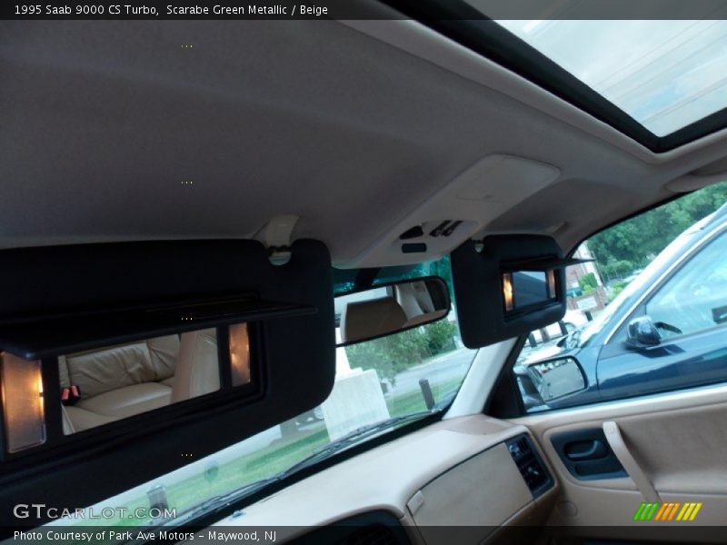Scarabe Green Metallic / Beige 1995 Saab 9000 CS Turbo