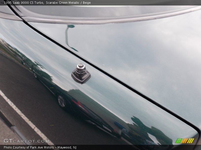 Scarabe Green Metallic / Beige 1995 Saab 9000 CS Turbo