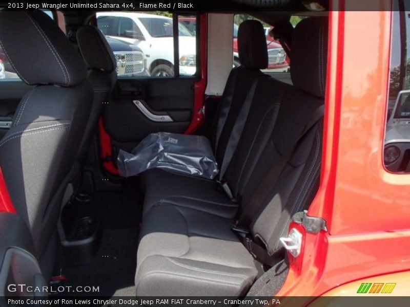 Flame Red / Black 2013 Jeep Wrangler Unlimited Sahara 4x4