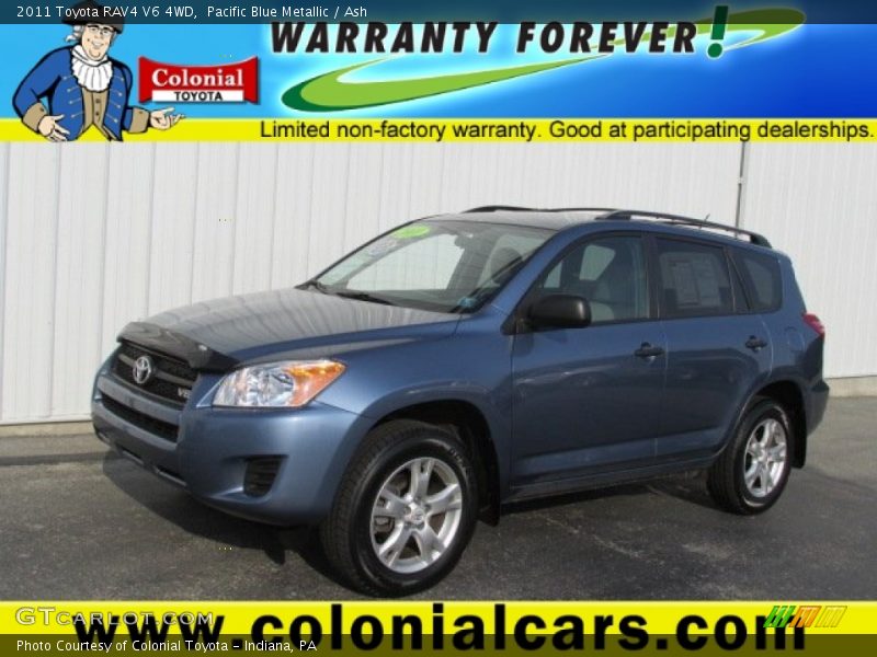 Pacific Blue Metallic / Ash 2011 Toyota RAV4 V6 4WD