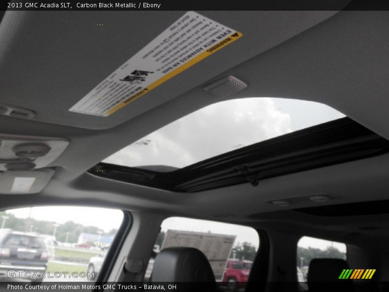 Carbon Black Metallic / Ebony 2013 GMC Acadia SLT
