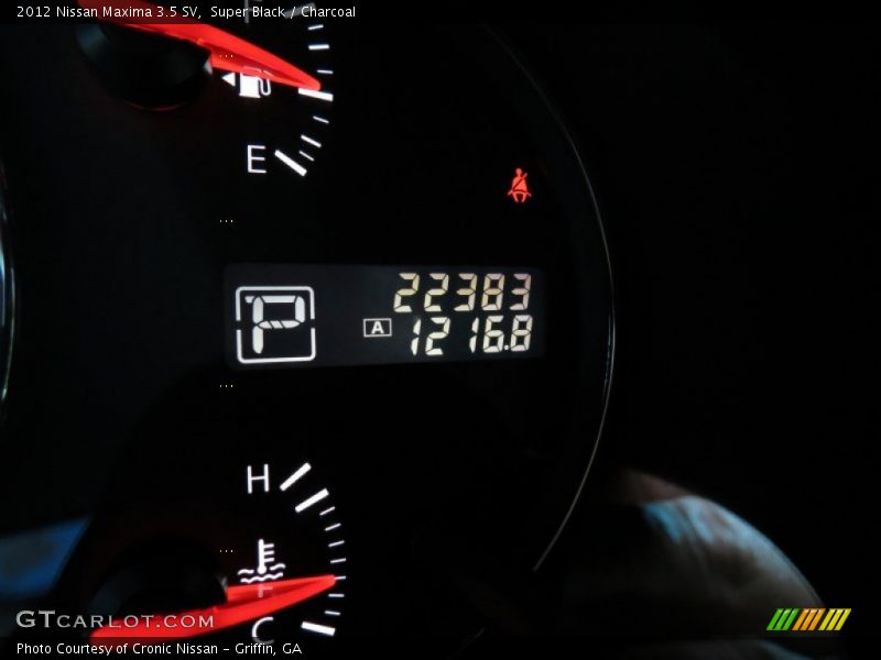 Super Black / Charcoal 2012 Nissan Maxima 3.5 SV