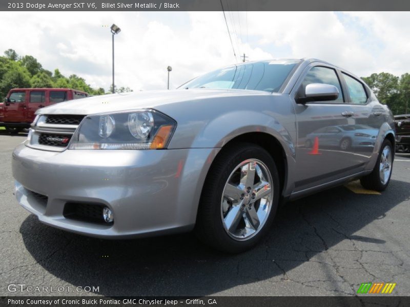 Billet Silver Metallic / Black 2013 Dodge Avenger SXT V6