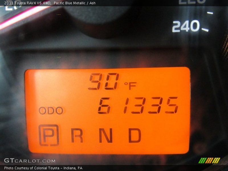 Pacific Blue Metallic / Ash 2011 Toyota RAV4 V6 4WD