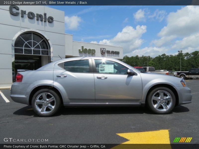 Billet Silver Metallic / Black 2013 Dodge Avenger SXT V6