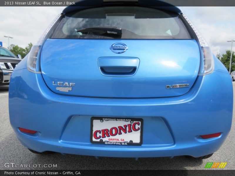 Blue Ocean / Black 2013 Nissan LEAF SL