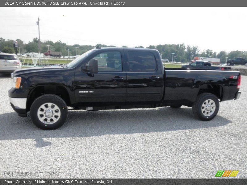 Onyx Black / Ebony 2014 GMC Sierra 3500HD SLE Crew Cab 4x4