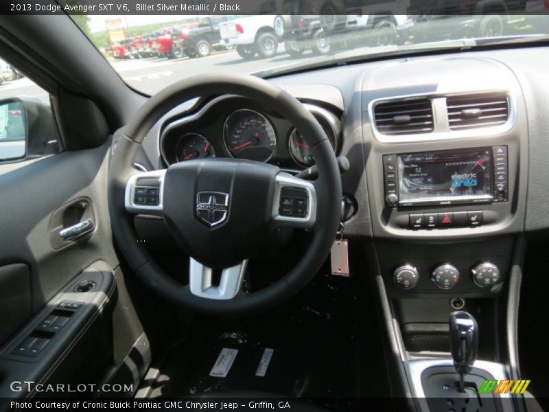 Billet Silver Metallic / Black 2013 Dodge Avenger SXT V6