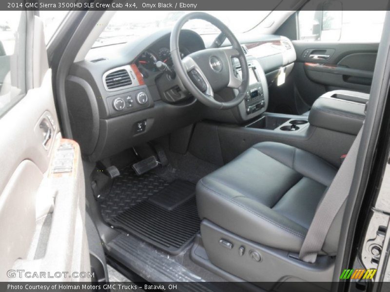  2014 Sierra 3500HD SLE Crew Cab 4x4 Ebony Interior