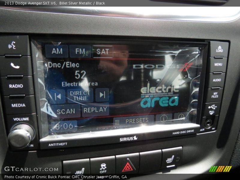 Billet Silver Metallic / Black 2013 Dodge Avenger SXT V6