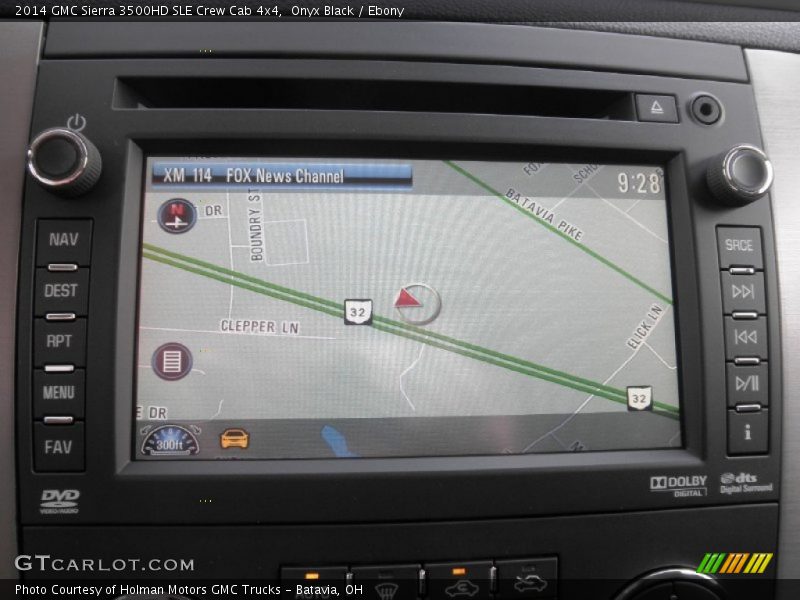 Navigation of 2014 Sierra 3500HD SLE Crew Cab 4x4