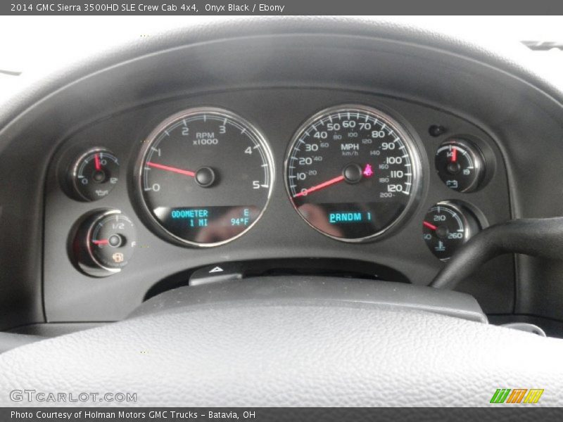  2014 Sierra 3500HD SLE Crew Cab 4x4 SLE Crew Cab 4x4 Gauges