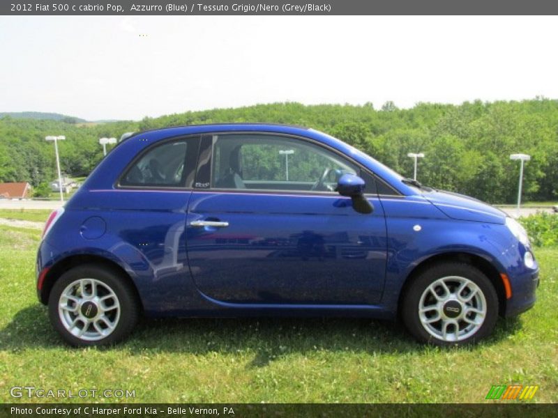  2012 500 c cabrio Pop Azzurro (Blue)