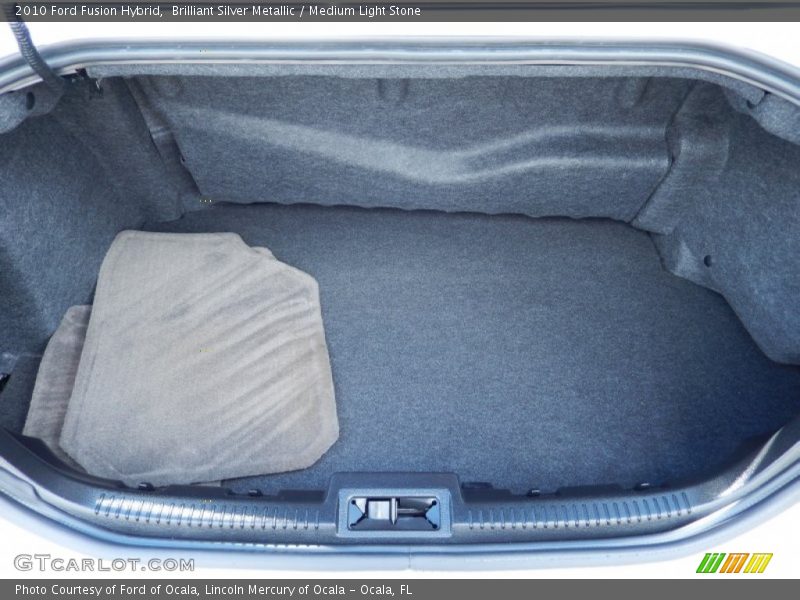 Brilliant Silver Metallic / Medium Light Stone 2010 Ford Fusion Hybrid