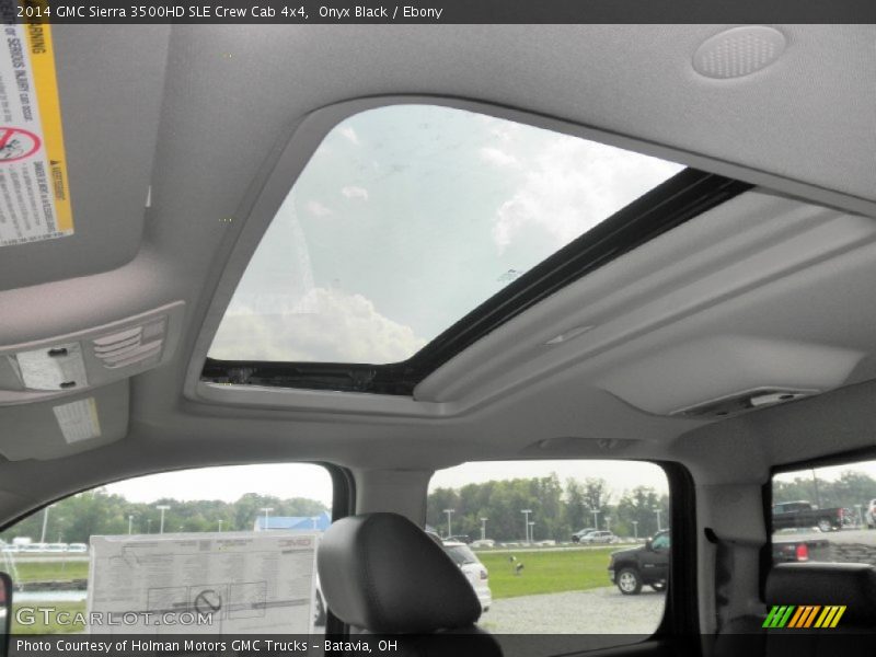 Onyx Black / Ebony 2014 GMC Sierra 3500HD SLE Crew Cab 4x4