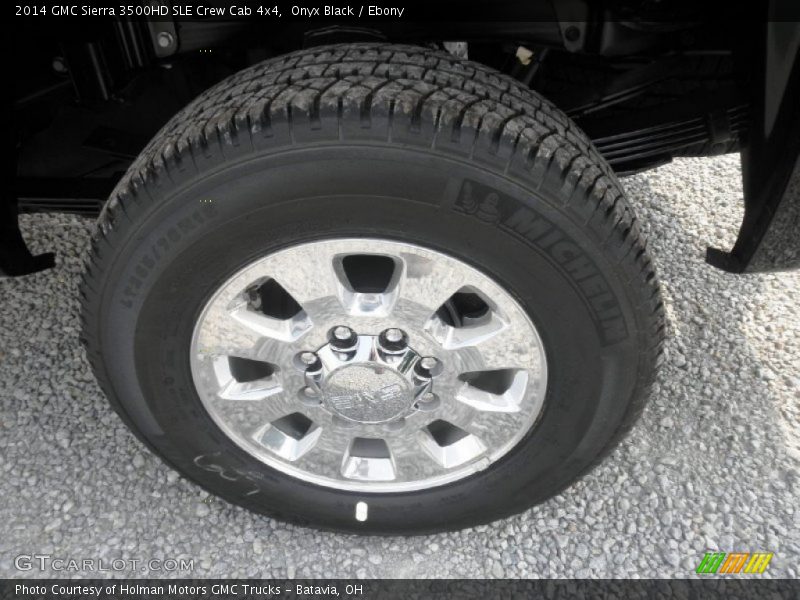 Onyx Black / Ebony 2014 GMC Sierra 3500HD SLE Crew Cab 4x4