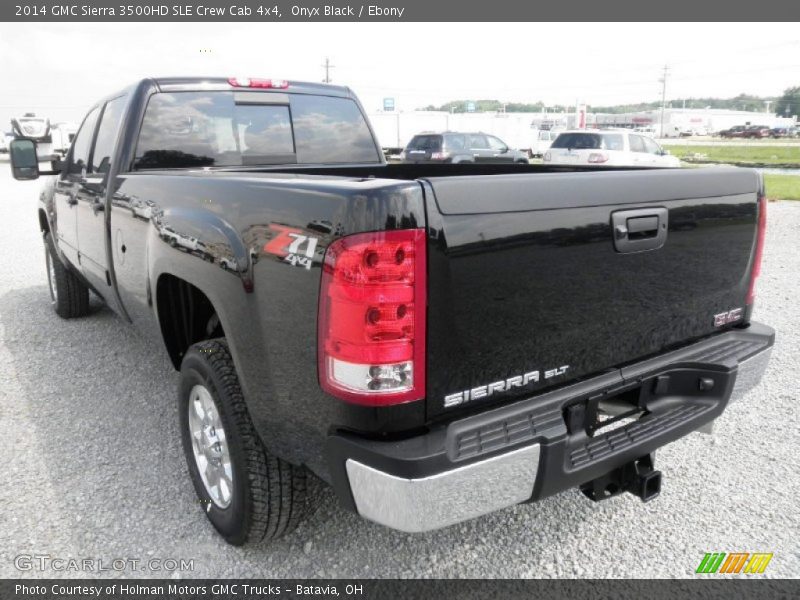 Onyx Black / Ebony 2014 GMC Sierra 3500HD SLE Crew Cab 4x4