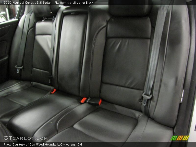 Rear Seat of 2010 Genesis 3.8 Sedan