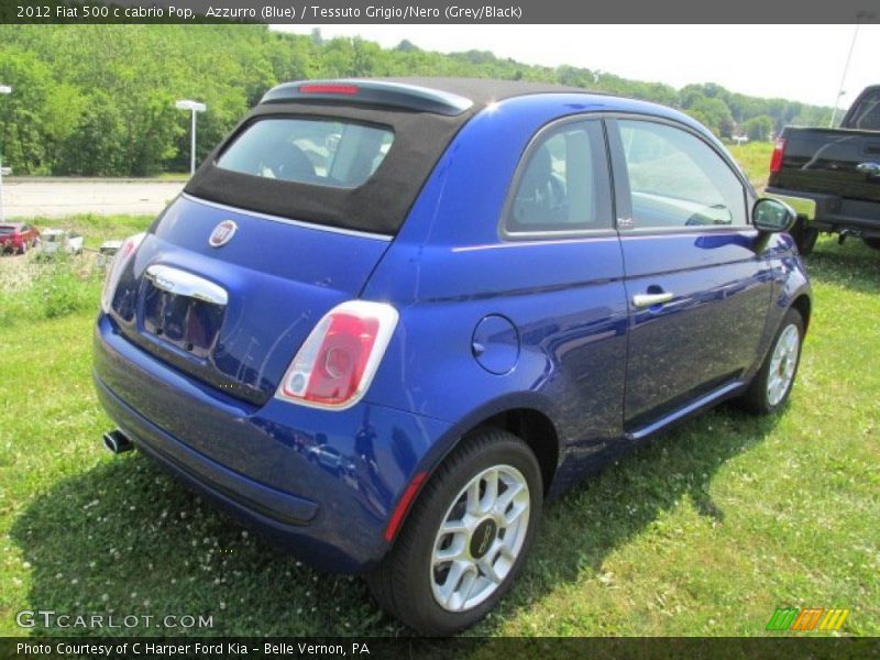  2012 500 c cabrio Pop Azzurro (Blue)