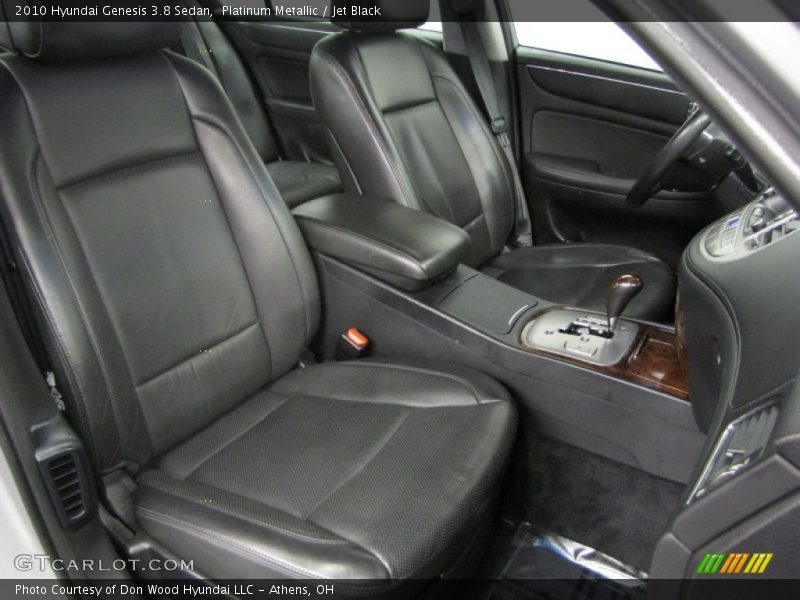 Platinum Metallic / Jet Black 2010 Hyundai Genesis 3.8 Sedan