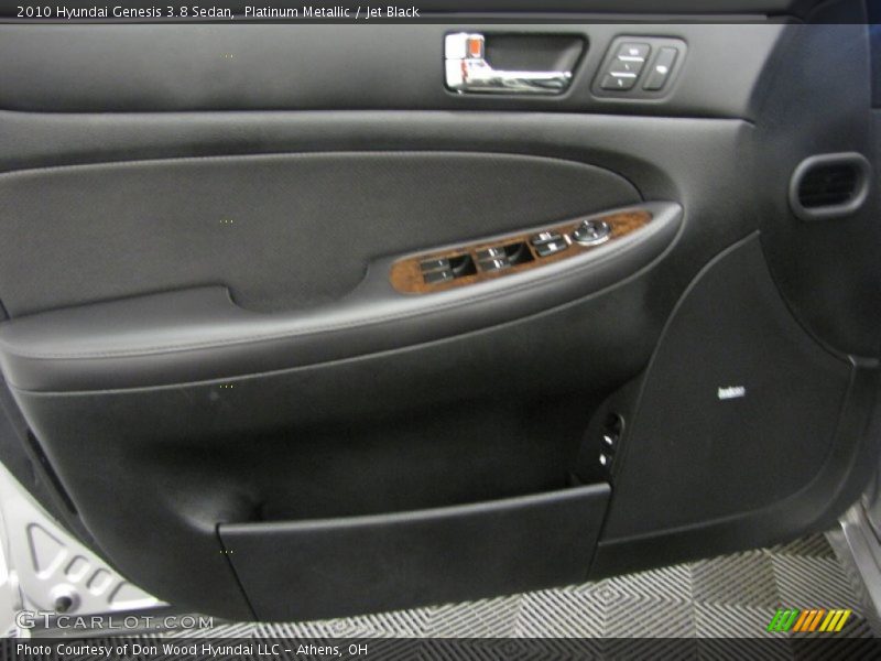 Platinum Metallic / Jet Black 2010 Hyundai Genesis 3.8 Sedan
