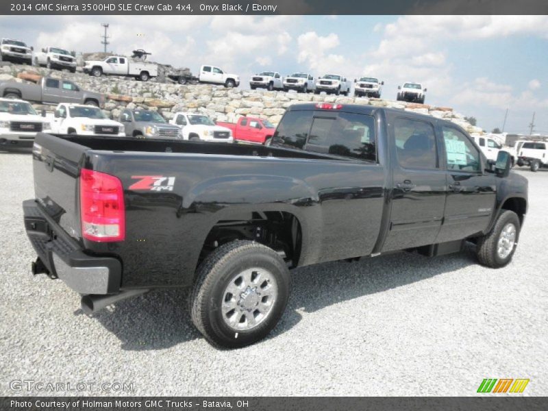 Onyx Black / Ebony 2014 GMC Sierra 3500HD SLE Crew Cab 4x4