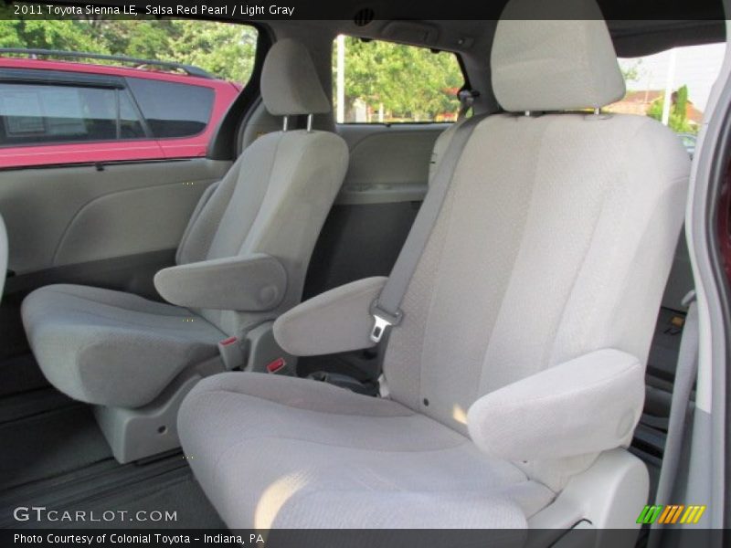 Salsa Red Pearl / Light Gray 2011 Toyota Sienna LE