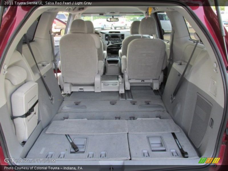 Salsa Red Pearl / Light Gray 2011 Toyota Sienna LE