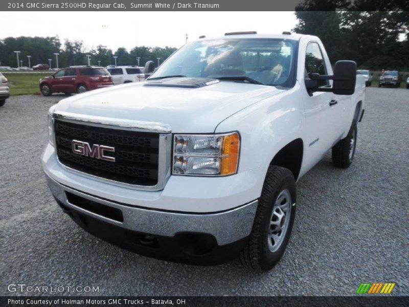 Summit White / Dark Titanium 2014 GMC Sierra 2500HD Regular Cab