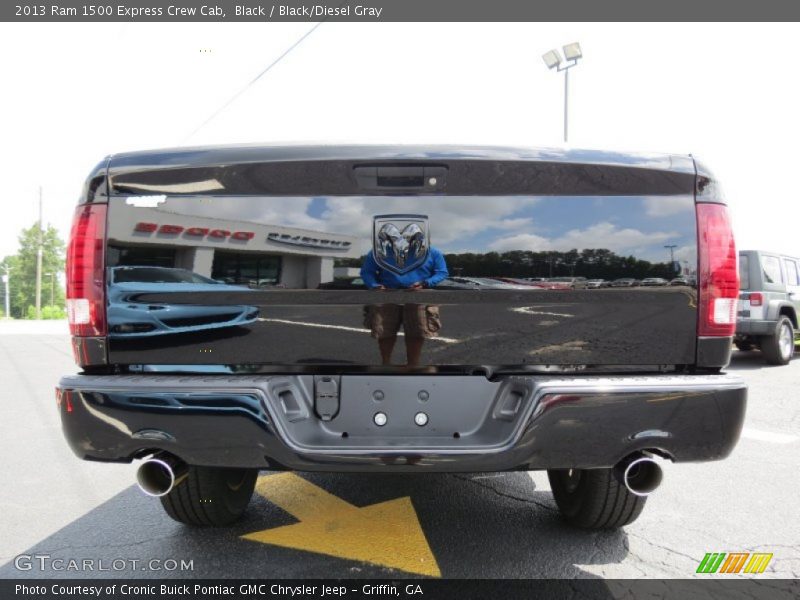 Black / Black/Diesel Gray 2013 Ram 1500 Express Crew Cab