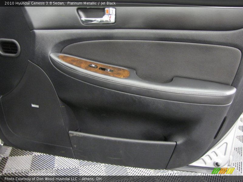Platinum Metallic / Jet Black 2010 Hyundai Genesis 3.8 Sedan