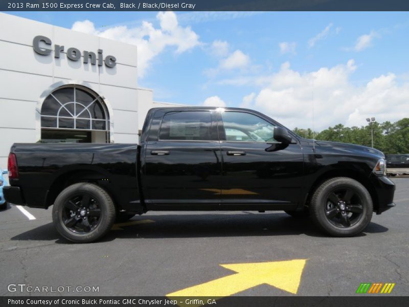 Black / Black/Diesel Gray 2013 Ram 1500 Express Crew Cab