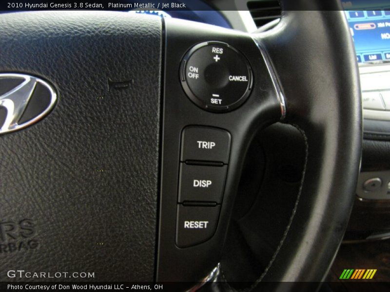 Platinum Metallic / Jet Black 2010 Hyundai Genesis 3.8 Sedan