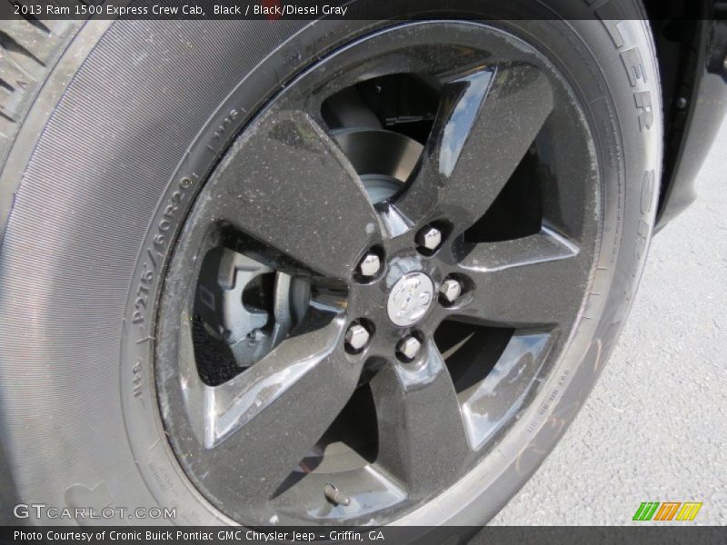 Black / Black/Diesel Gray 2013 Ram 1500 Express Crew Cab