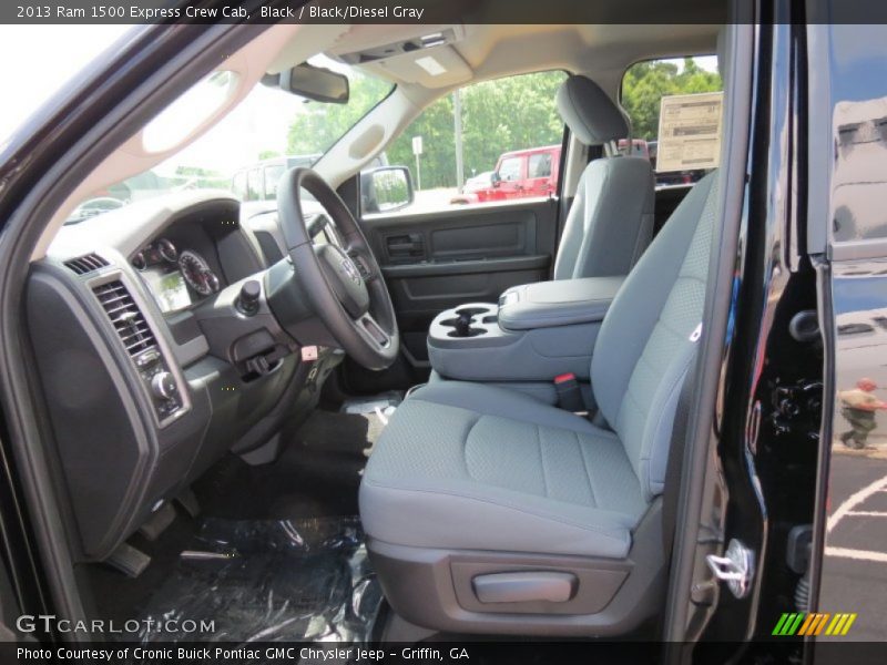 Black / Black/Diesel Gray 2013 Ram 1500 Express Crew Cab