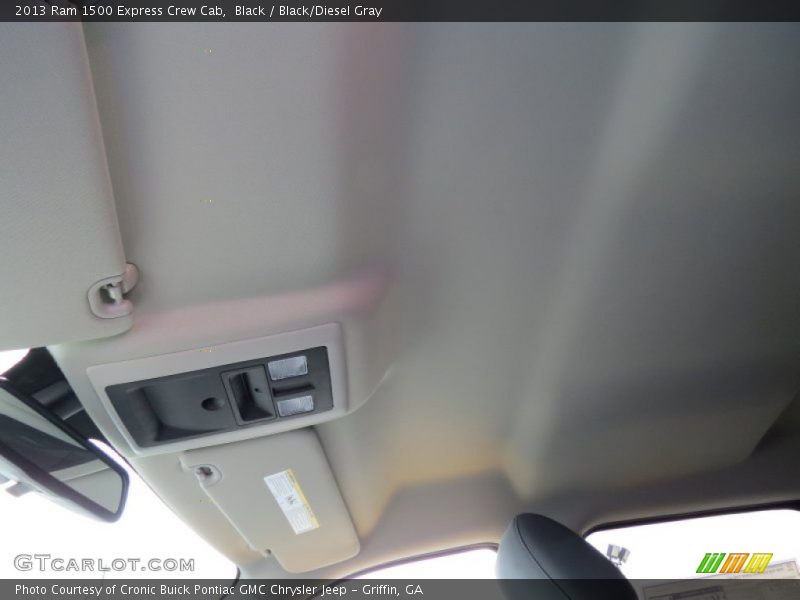 Black / Black/Diesel Gray 2013 Ram 1500 Express Crew Cab