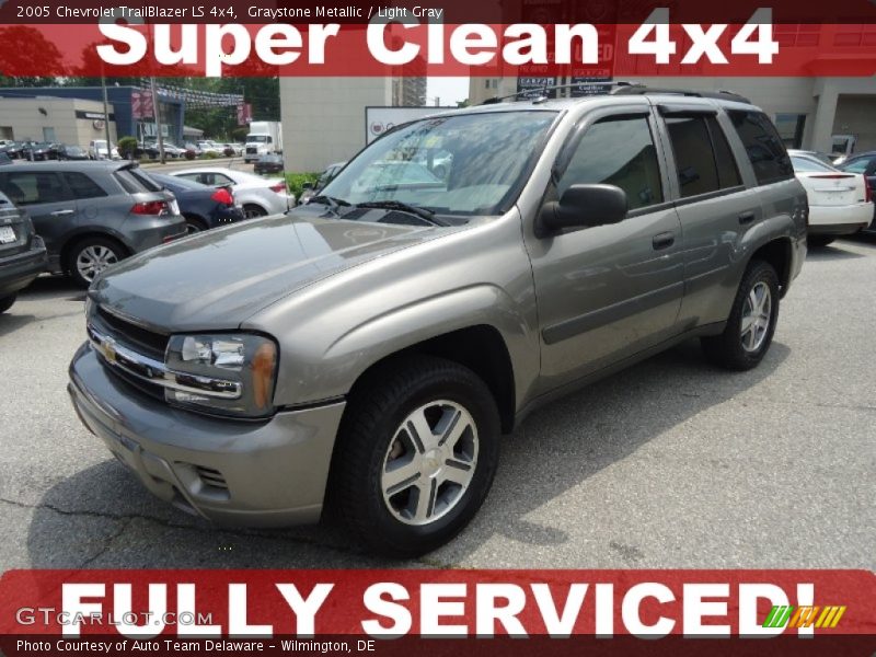 Graystone Metallic / Light Gray 2005 Chevrolet TrailBlazer LS 4x4