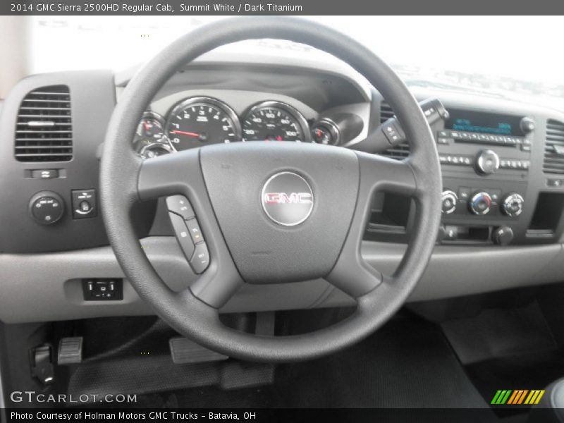 Summit White / Dark Titanium 2014 GMC Sierra 2500HD Regular Cab