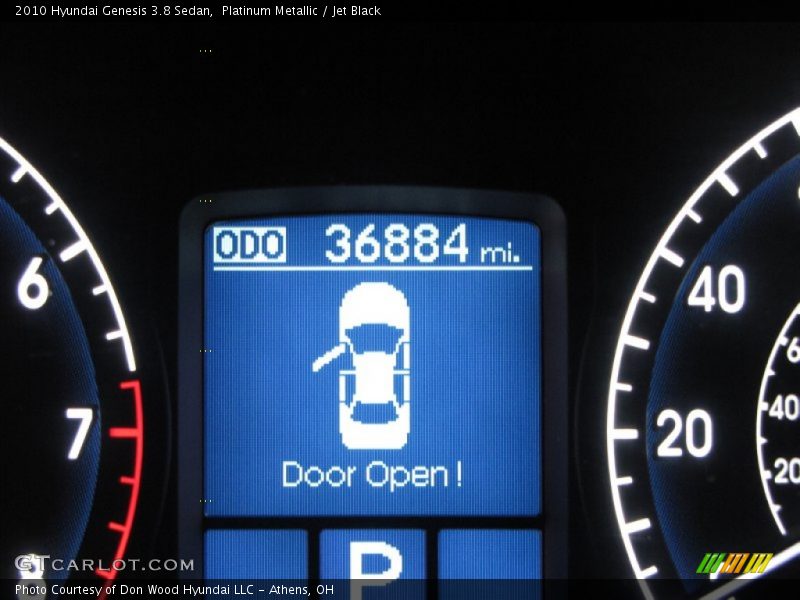 Platinum Metallic / Jet Black 2010 Hyundai Genesis 3.8 Sedan