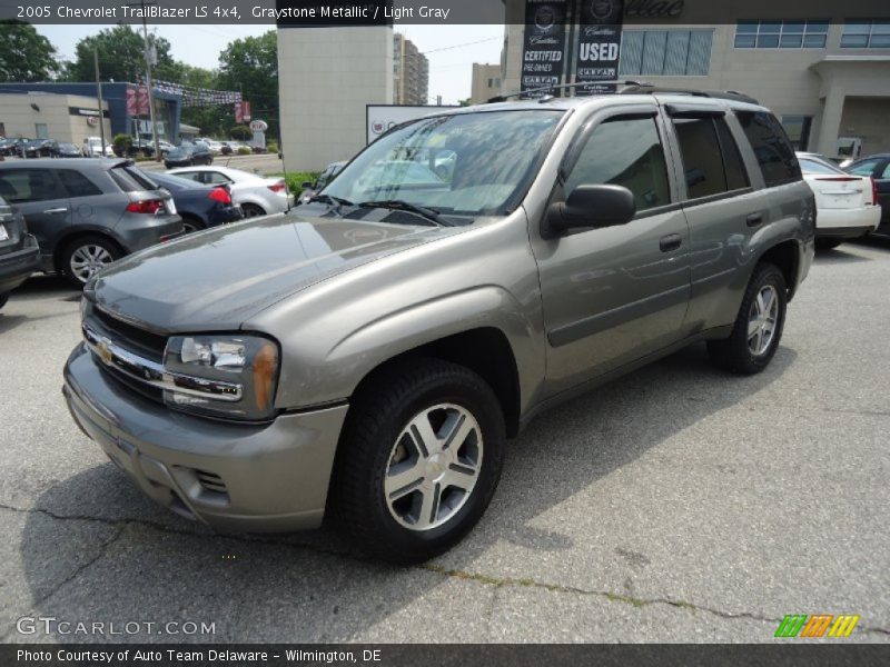 Graystone Metallic / Light Gray 2005 Chevrolet TrailBlazer LS 4x4