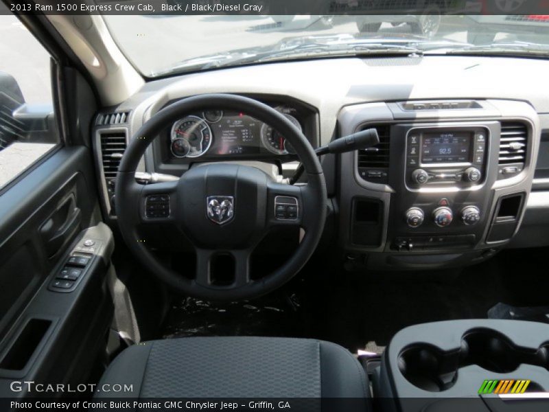 Black / Black/Diesel Gray 2013 Ram 1500 Express Crew Cab