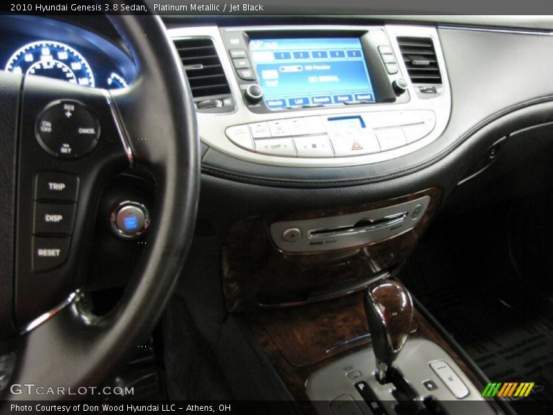 Platinum Metallic / Jet Black 2010 Hyundai Genesis 3.8 Sedan