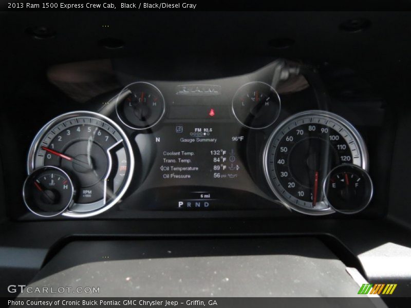 Black / Black/Diesel Gray 2013 Ram 1500 Express Crew Cab
