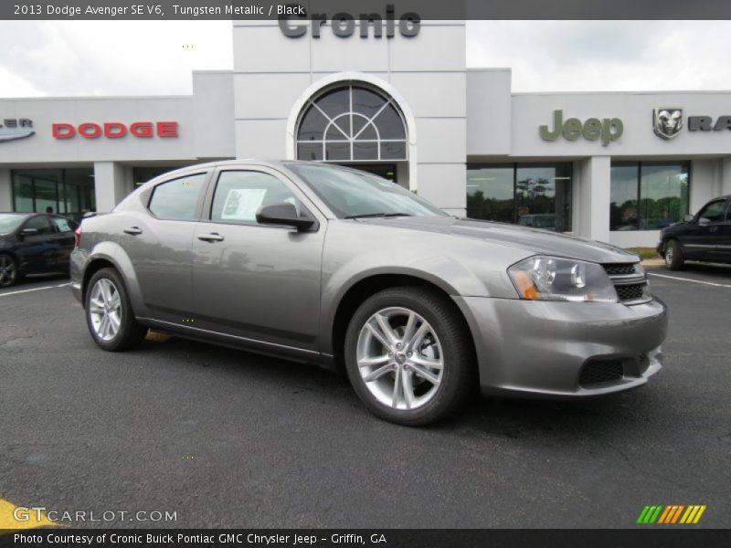 Tungsten Metallic / Black 2013 Dodge Avenger SE V6